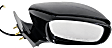 Passenger Side Mirror, Power, Non-Heated, Manual Folding, Paintable, No Signal Light, Memory, Puddle Light, Auto-Dimming and Blind Spot Feature, Sedan