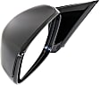Driver Side Mirror, Power, Heated, Manual Folding, Paintable, No Signal Light, Memory, Puddle Light, Auto-Dimming and Blind Spot Feature, Sedan