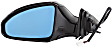 Driver Side Mirror, Power Adjust, Manual Folding, Heated, Paintable, No Signal Light, With memory, No Puddle Light, No Auto-Dimming, No Blind Spot Feature, Base Model