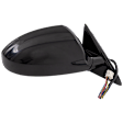Passenger Side Mirror, Power Adjust, Manual Folding, Heated, Paintable, No Signal Light, With memory, No Puddle Light, Auto-Dimming, and Blind Spot Feature, With Rear View Monitor, Base Model