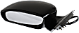 Driver Side Mirror, Power, Heated, Manual Folding, Paintable, No Signal Light, Memory, Puddle Light, Auto-Dimming and Blind Spot Feature, Sedan