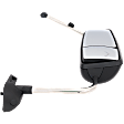 Passenger Side Mirror, Power Adjust, Heated, Manual Folding, Paintable, In-glass Signal Light