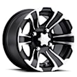 1428448536B Aluminum Black Wheel, 14 in. 6 in., 4 x 156 mm