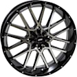 1822515546B Aluminum Black Wheel, 18 in. 6.5 in., 4 x 137 mm