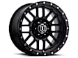 ICNWH1217858347SB ICON Alloys Alpha, Satin Black, 17 x 8.5 / 6 x 5.5, 0mm Offset, 4.75in. BS