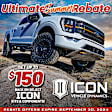 ICNSUS217800CP 2003-12 2500/3500 HD, 2.5in. Lift, Front, 2.5 VS Remote/CDCV Shocks, Pair