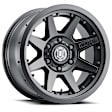 ICNWH21817856350SB ICON Alloys Rebound Pro, Satin Black, 17 x 8.5 / 6 x 135, 6mm Offset, 5in. BS