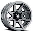 ICNWH21817857345TT ICON Alloys Rebound Pro, Titanium, 17 x 8.5 / 5 x 5, -6mm Offset, 4.5in. BS