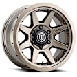 ICNWH21817858347BR ICON Alloys Rebound Pro, Bronze, 17 x 8.5 / 6 x 5.5, 0mm Offset, 4.75in. BS