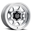 ICNWH8117858347SM ICON Alloys Nuevo, Silver Machined, 17 x 8.5 / 6 x 5.5, 0mm Offset, 4.75in. BS