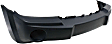 Front Primed Bumper Cover, Except SRT-8 Model, With Molding Holes and Fog Light Holes, Without Parking Aid Sensor Holes