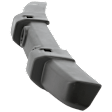 Front Textured Bumper Cover, For Models With Standard Duty, With Tow Hook Holes, With Fog Light Holes, Without Parking Aid Sensor Holes
