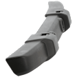 Front Textured Bumper Cover, For Models With Standard Duty, With Tow Hook Holes, With Fog Light Holes, Without Parking Aid Sensor Holes
