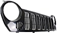 Grille Assembly, Painted Black Shell with Painted Gray Insert