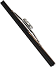 J0973819 Front, Driver or Passenger Side Wiper Blade, Framed 11 in.
