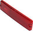 J0994021 Side Marker Lens - Direct Fit, Red, Plastic, Sold Individually
