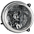 Passenger Side Headlight, with Bulb, Halogen, Clear Lens