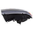 Passenger Side Headlight, with Bulb, Halogen, Black Interior with Clear Turn Signal Lens, without Headlamp Leveling, without Wiring Harness, Laredo/Sport Model, Production Date From January 15, 2002