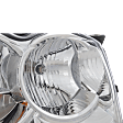 Passenger Side Headlight, with Bulb, Halogen, Clear Lens