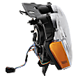 Passenger Side Headlight, with Bulb, Halogen, Clear Lens