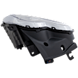 Passenger Side Headlight, with Bulb, Halogen, Clear Lens, CAPA Certified