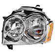 Driver Side Headlight, with Bulb, Halogen, Clear Lens, CAPA Certified