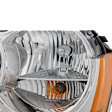 Driver Side Headlight, with Bulb, Halogen, Clear Lens, CAPA Certified