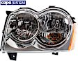 Driver Side Headlight, with Bulb, Halogen, Clear Lens, CAPA Certified
