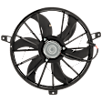 Radiator Fan -  Fan Blade and Motor, 2-Wire