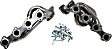 1679S Headers Shorty, Natural, Made of Stainless Steel