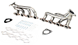 1850S-3 Headers Shorty, Natural, Made of Stainless Steel