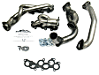 2032S-1 Headers Shorty, Natural, Made of Stainless Steel