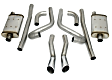 40-2653 Cat-Back Exhaust System, Made of Stainless Steel, Performance Series