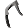 Front, Passenger Side Fender Flares, Textured Gray Sport Utility