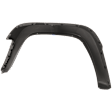 Front, Passenger Side Fender Flares, Textured Gray Sport Utility