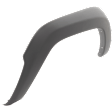 Front, Passenger Side Fender Flares, Textured Gray Sport Utility