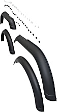 Front and Rear, Driver and Passenger Side Fender Flares, Textured Black