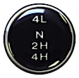 J3241430 Direct Fit Shift Knob Emblem, Sold Individually