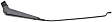 Front, Driver or Passenger Side Wiper Arm
