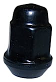 J4006956BLK Lug Nut - Black, Steel, Direct Fit, Sold Individually