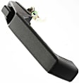 Front, Driver Side Exterior Door Handle, Textured Black, Without Key Hole