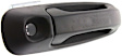 Front, Passenger Side Textured Black Exterior Door Handle, With Key Hole, Sport Utility
