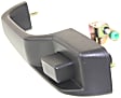 1999 Jeep Cherokee - Front Or Rear, Passenger Side Textured Black Exterior Door Handle, Without Key Hole