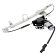Front, Passenger Side Power Window Regulator, With Motor