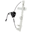 Front, Driver Side Power Window Regulator, With Motor