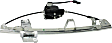 Front, Passenger Side Window Regulator, Power, With Plastic Bracket