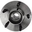 Rear, Driver or Passenger Side Wheel Hub, With Bearing, With Sensor, 5 x 4.5 in. Bolt Pattern