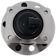 Front, Driver or Passenger Side Wheel Hub, with Bearing, Convertible/Coupe, 4-Wheel ABS, RWD
