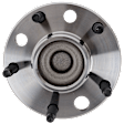 Front, Driver or Passenger Side Wheel Hub, with Bearing, Convertible/Coupe, 4-Wheel ABS, RWD