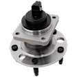 Front, Driver or Passenger Side Wheel Hub, with Bearing, Convertible/Coupe, 4-Wheel ABS, RWD